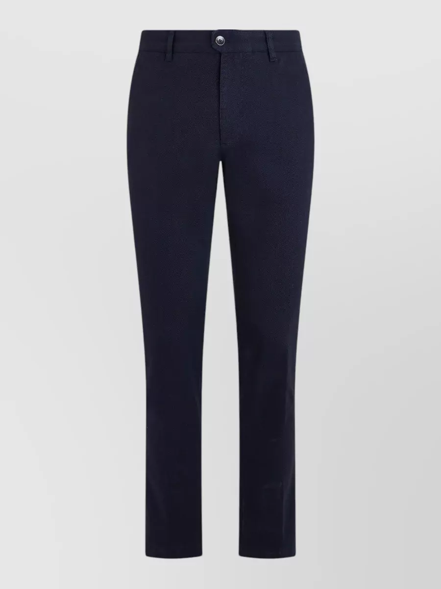 Incotex twill straight-leg chinos