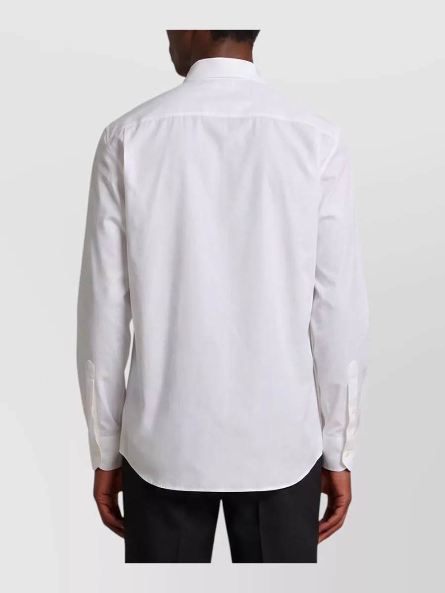 Saint Laurent Cotton Regular-Fit Tuxedo Shirt
