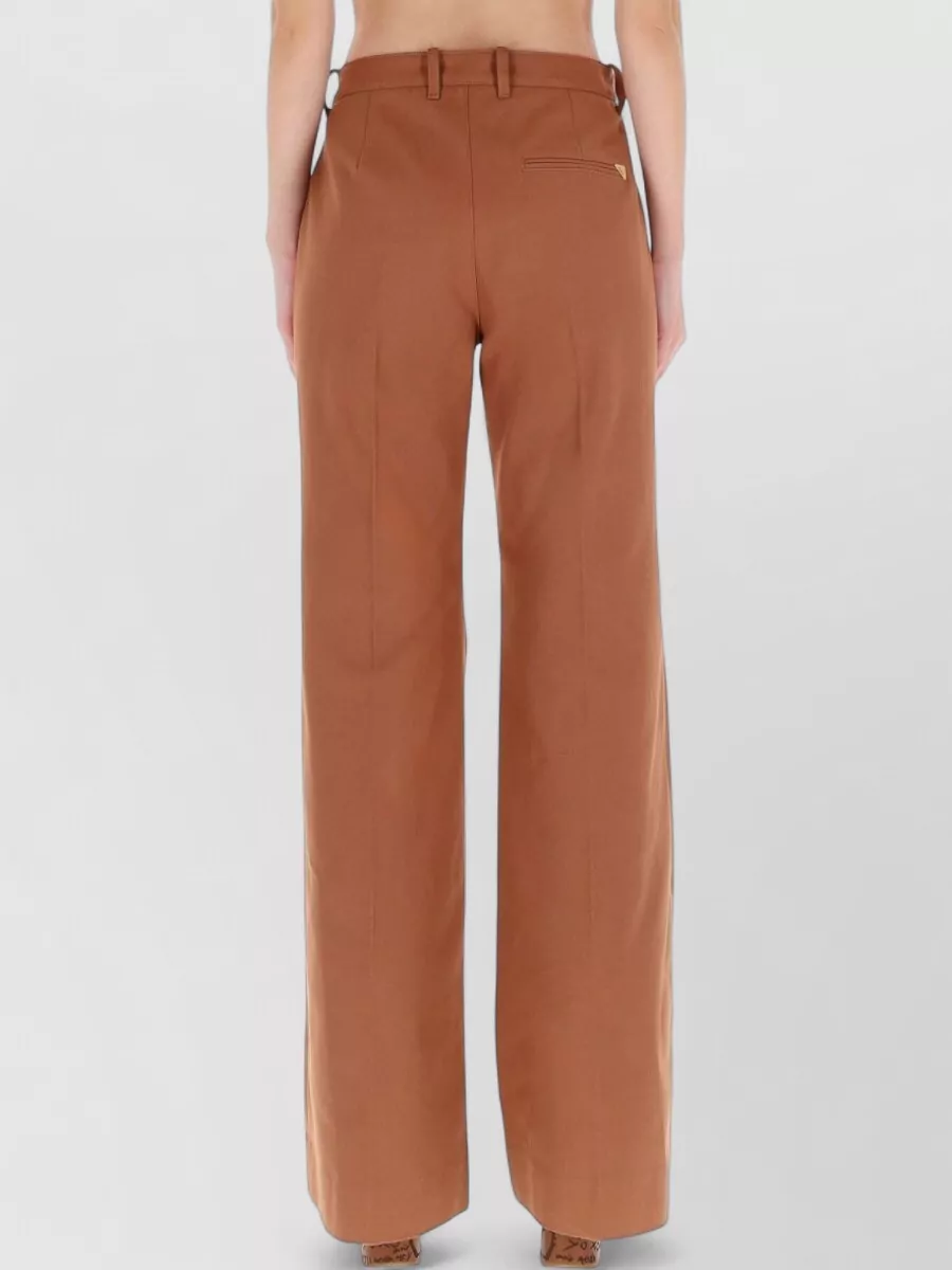 Chloé High Waist Wide Leg Tailored Trousers