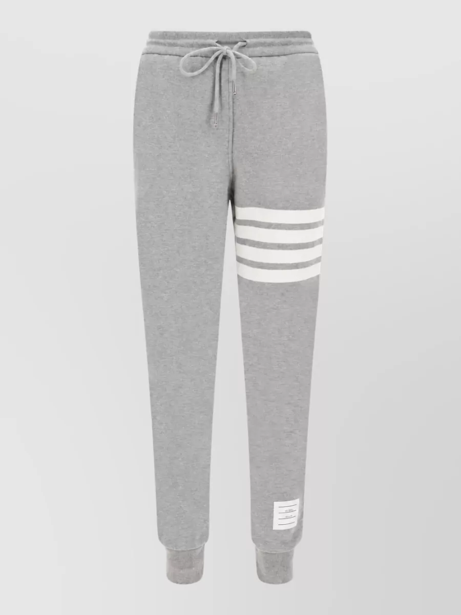 Thom Browne Cotton Jersey Tapered Sweatpants