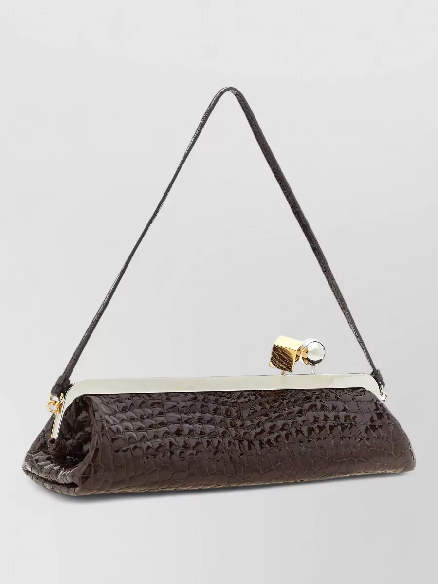 Jacquemus la pochette salon leather shoulder bag