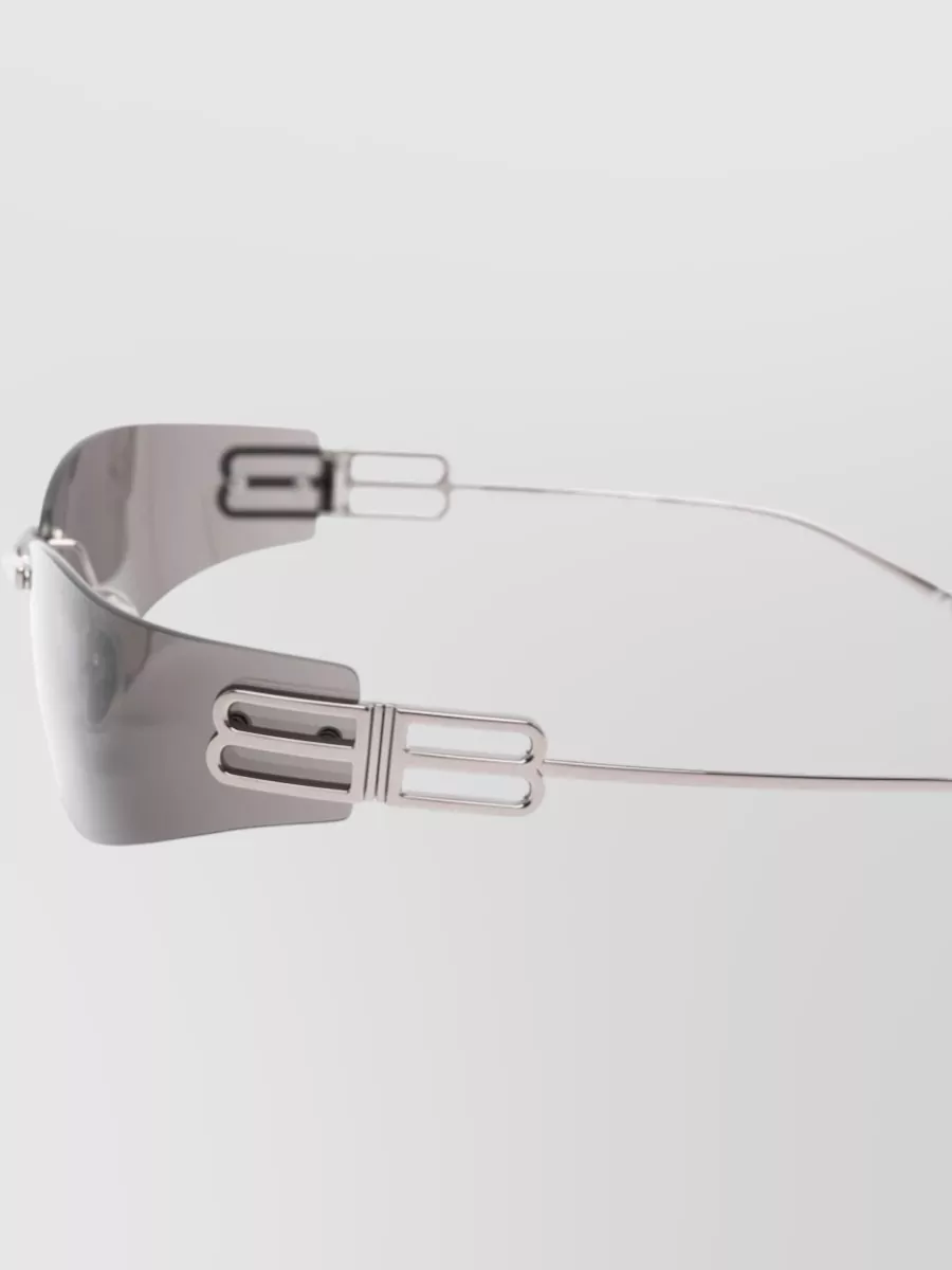 Balenciaga Metal Rectangle Sunglasses