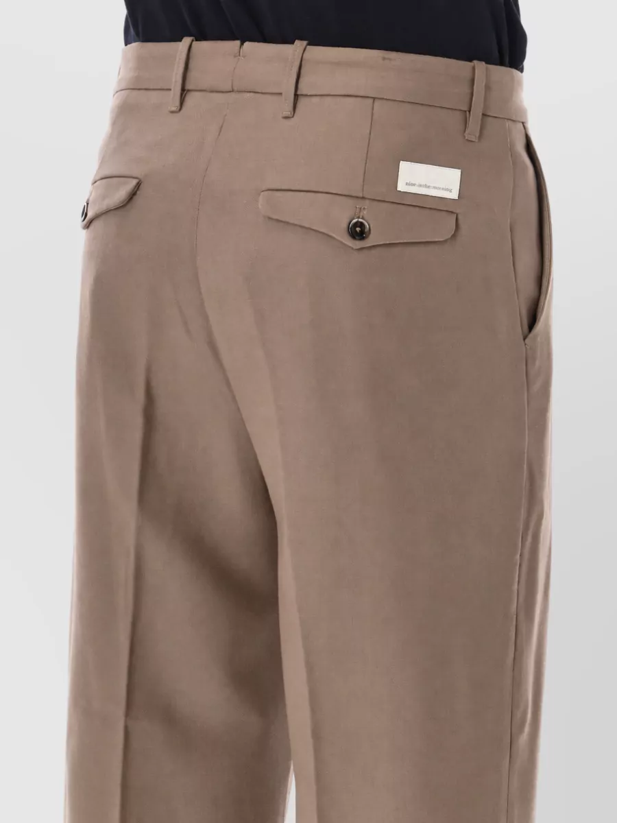 Nine In The Morning Wool Straight-Leg Trousers
