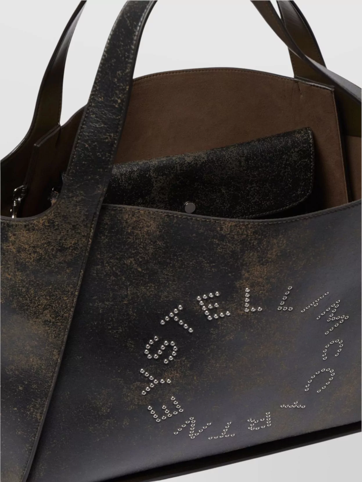 Stella Mccartney Big Logo Tote Dual Handles