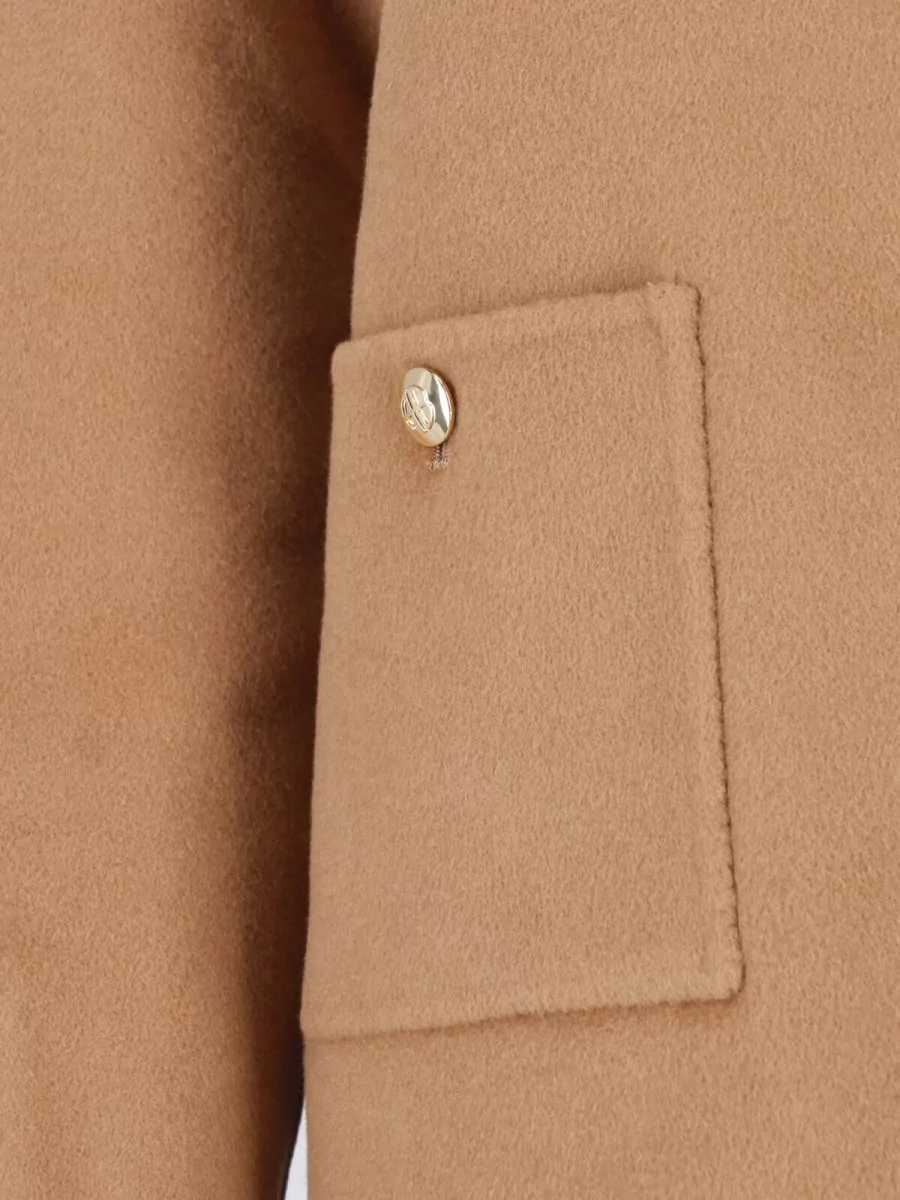 Anine Bing Cashmere Wool Single Breasted Coat
