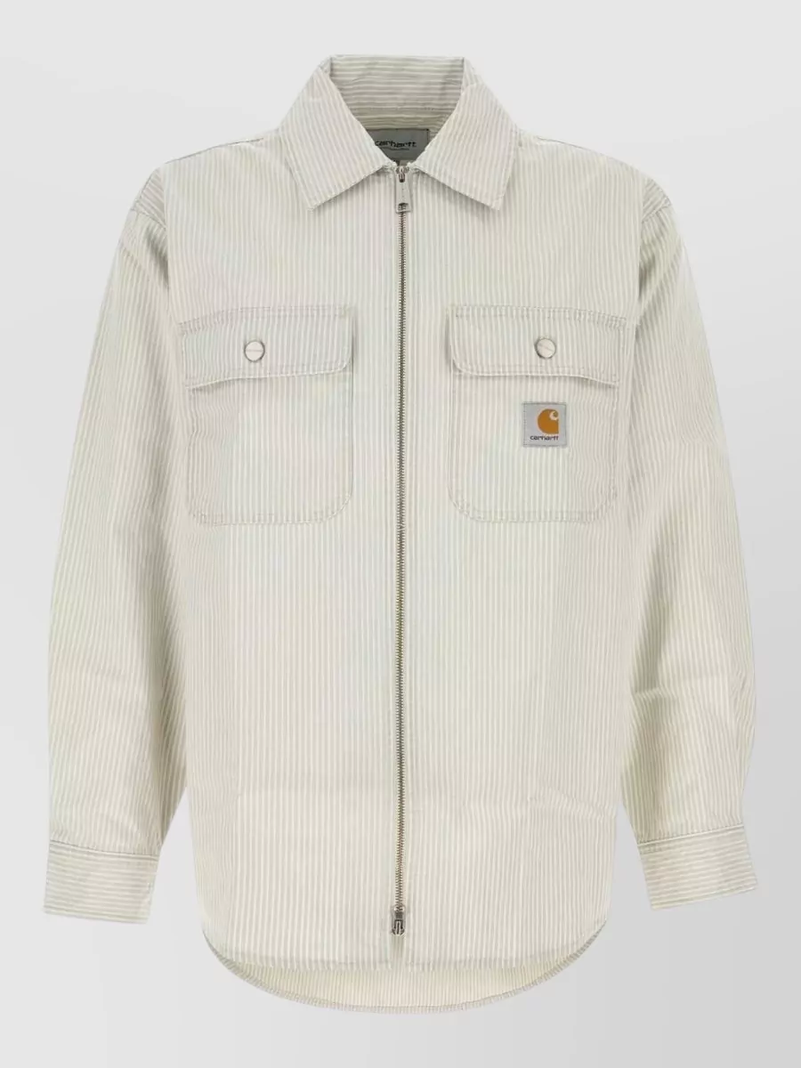 Carhartt Wip Embroidered cotton shirt jacket