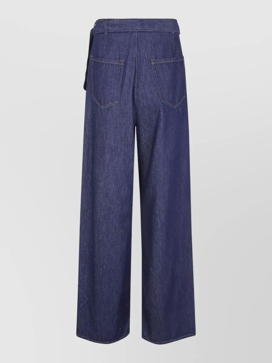 Dries Van Noten Denim Wide-Leg Jeans