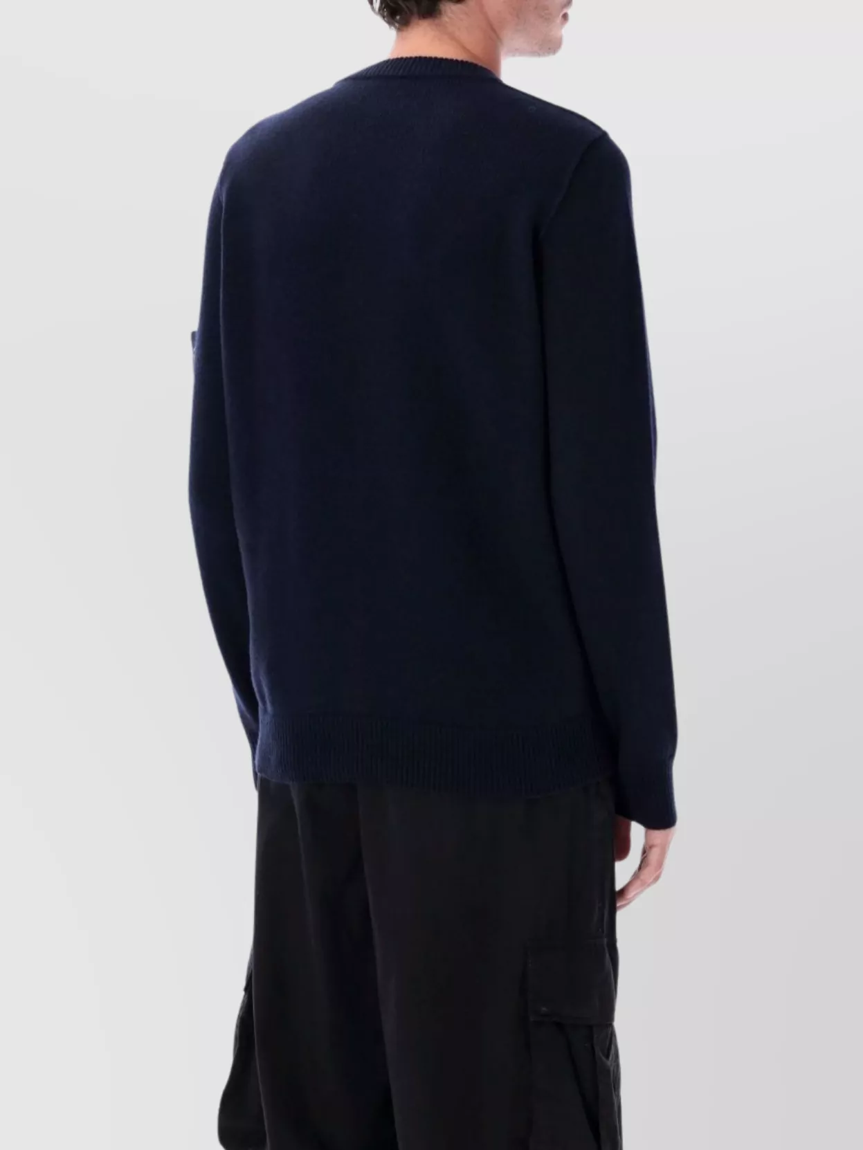 Stone Island Crew Neck Lambswool Sweater