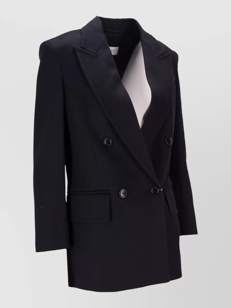 Max Mara Jacket Back Vent Buttoned Cuffs Flap Pockets