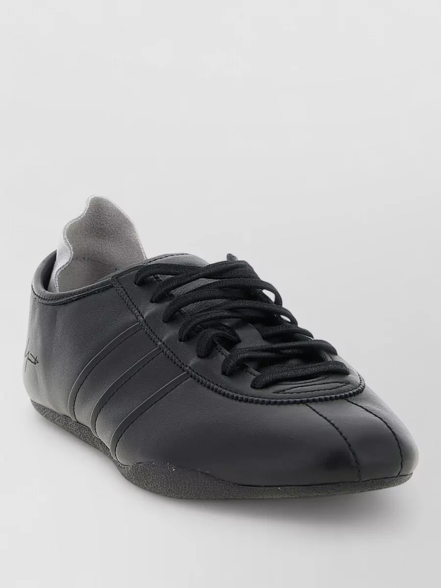 Y-3 leather lace-up sneakers