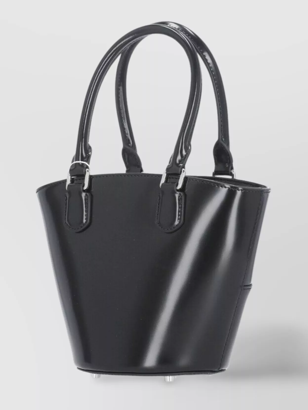 Self-Portrait Shopping Bag Leather Strass Detail