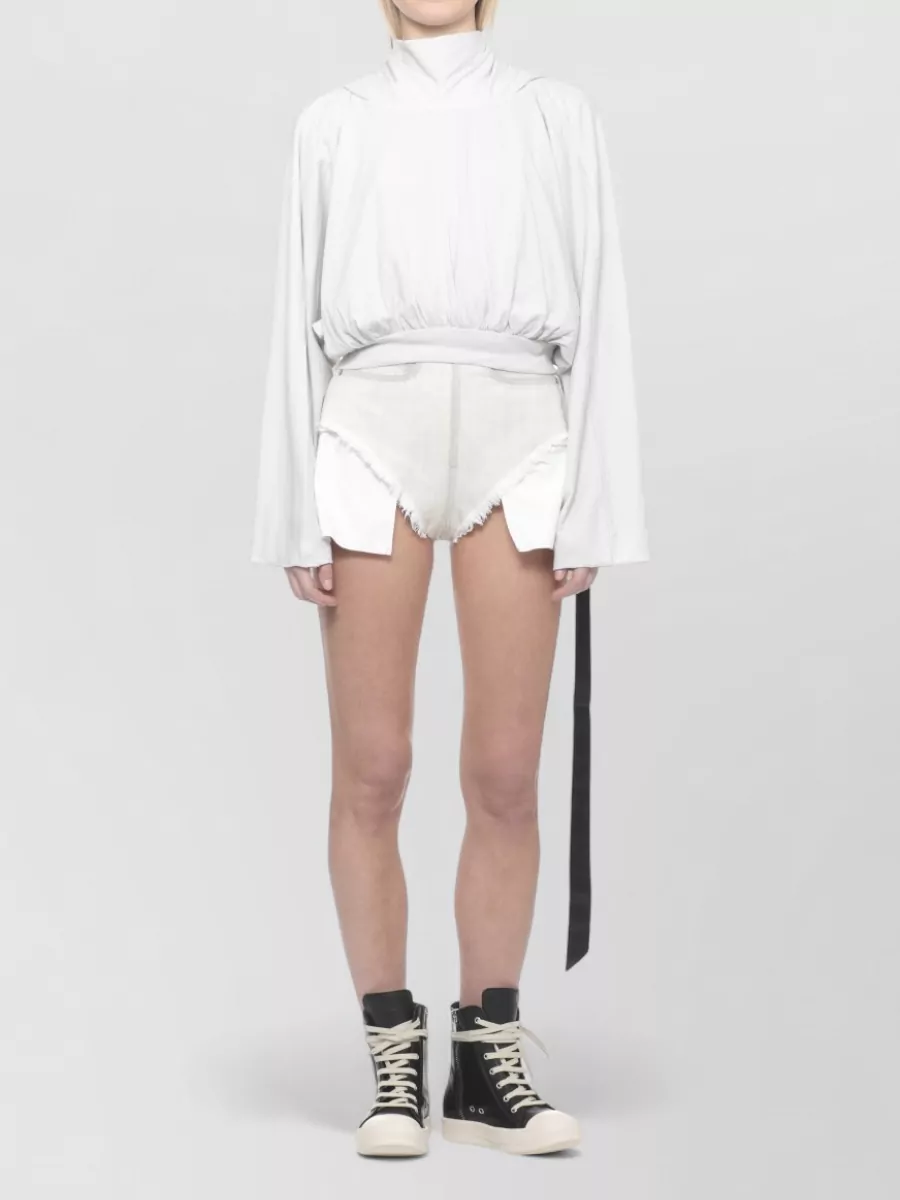 Rick Owens Drkshdw Hooded Oversized Long-Sleeve Sweatshirt