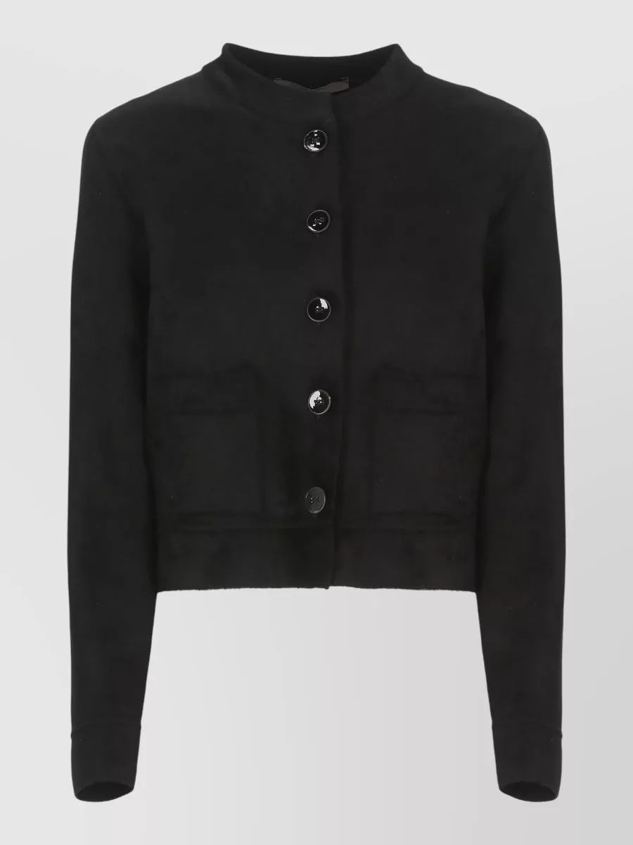 D.exterior Long-Sleeve Knitted Cardigan
