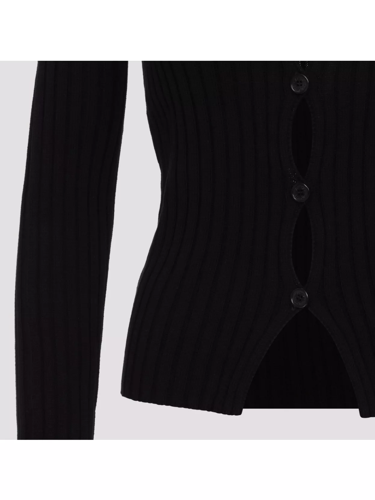 Acne Studios Ribbed Cotton Cardigan