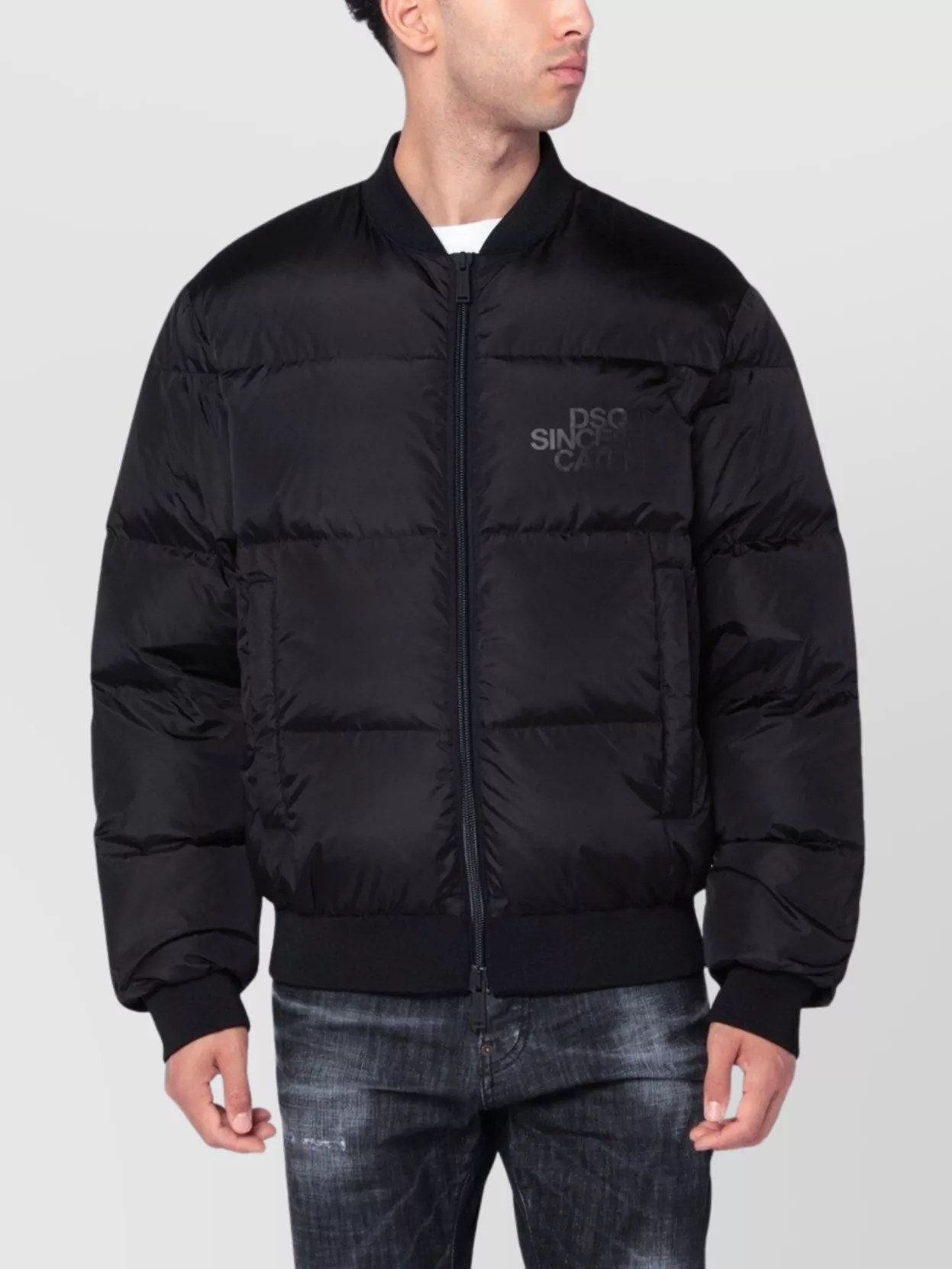 Dsquared2 Down puffer bomber jacket