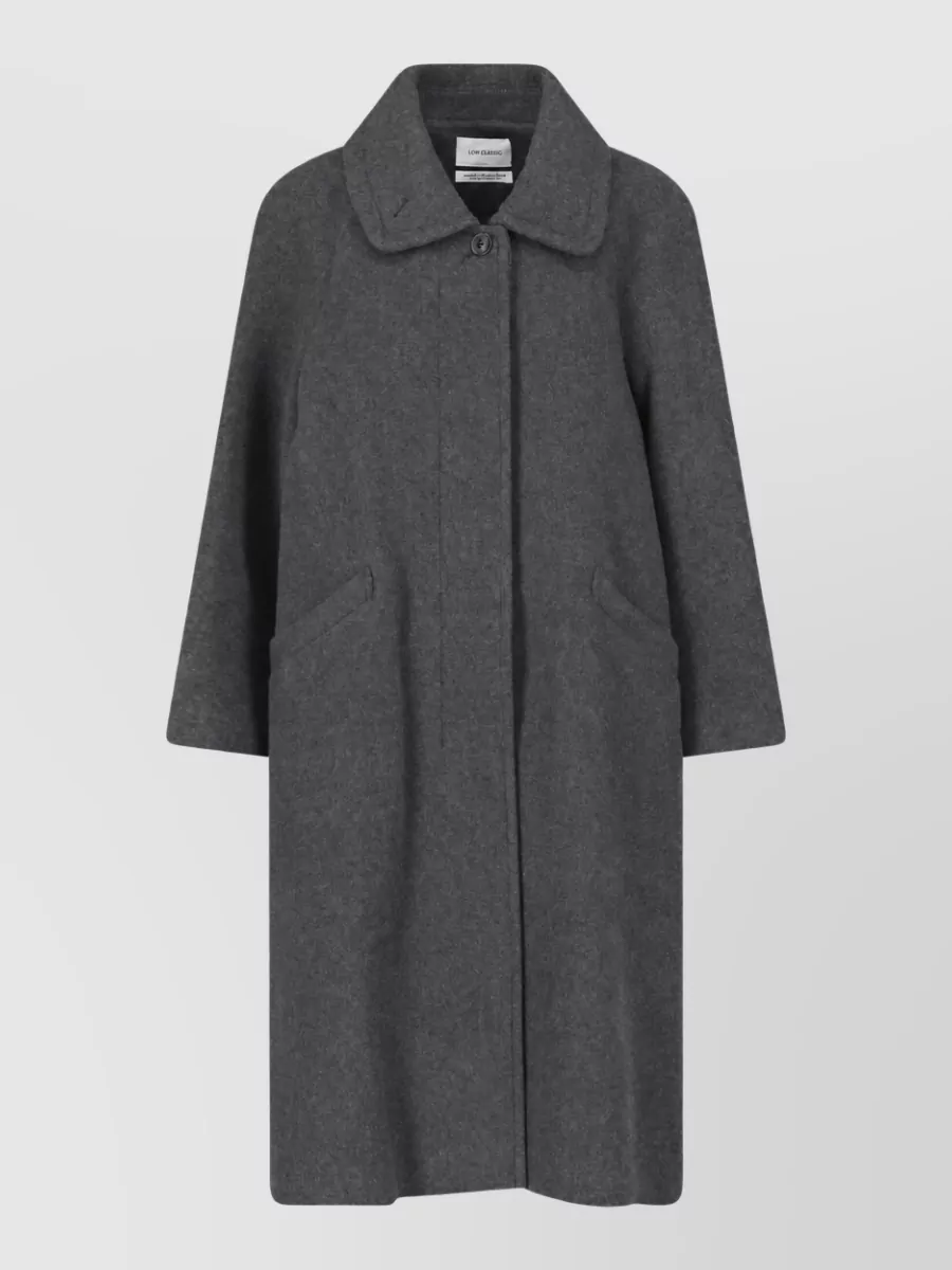 Low Classic Cashmere Wool Single Breasted Coat
