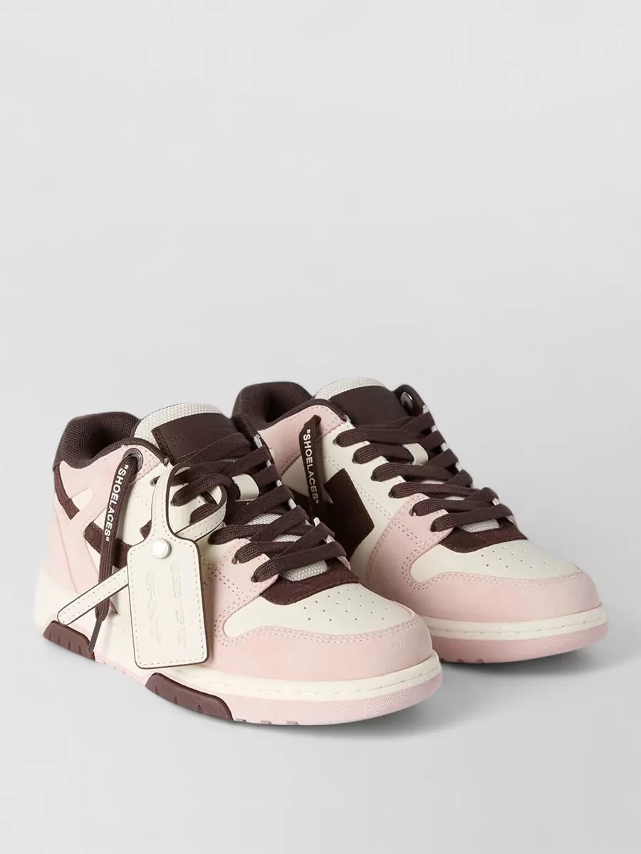 Off-White leather low-top sneakers