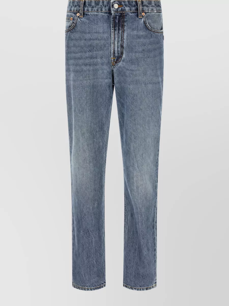 Department 5 cotton mid-rise straight-leg jeans
