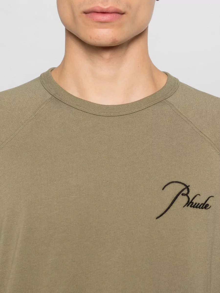 Rhude Cotton Raglan T-Shirt