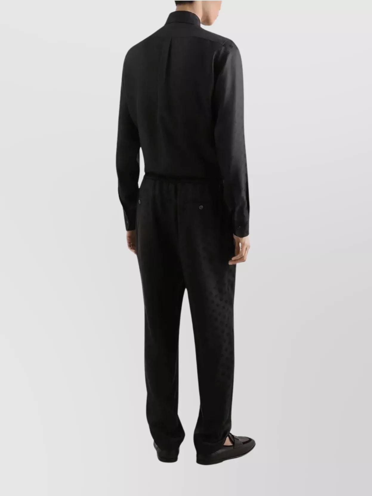 Dolce&Gabbana Pointed Collar Long Sleeves Subtle Pattern