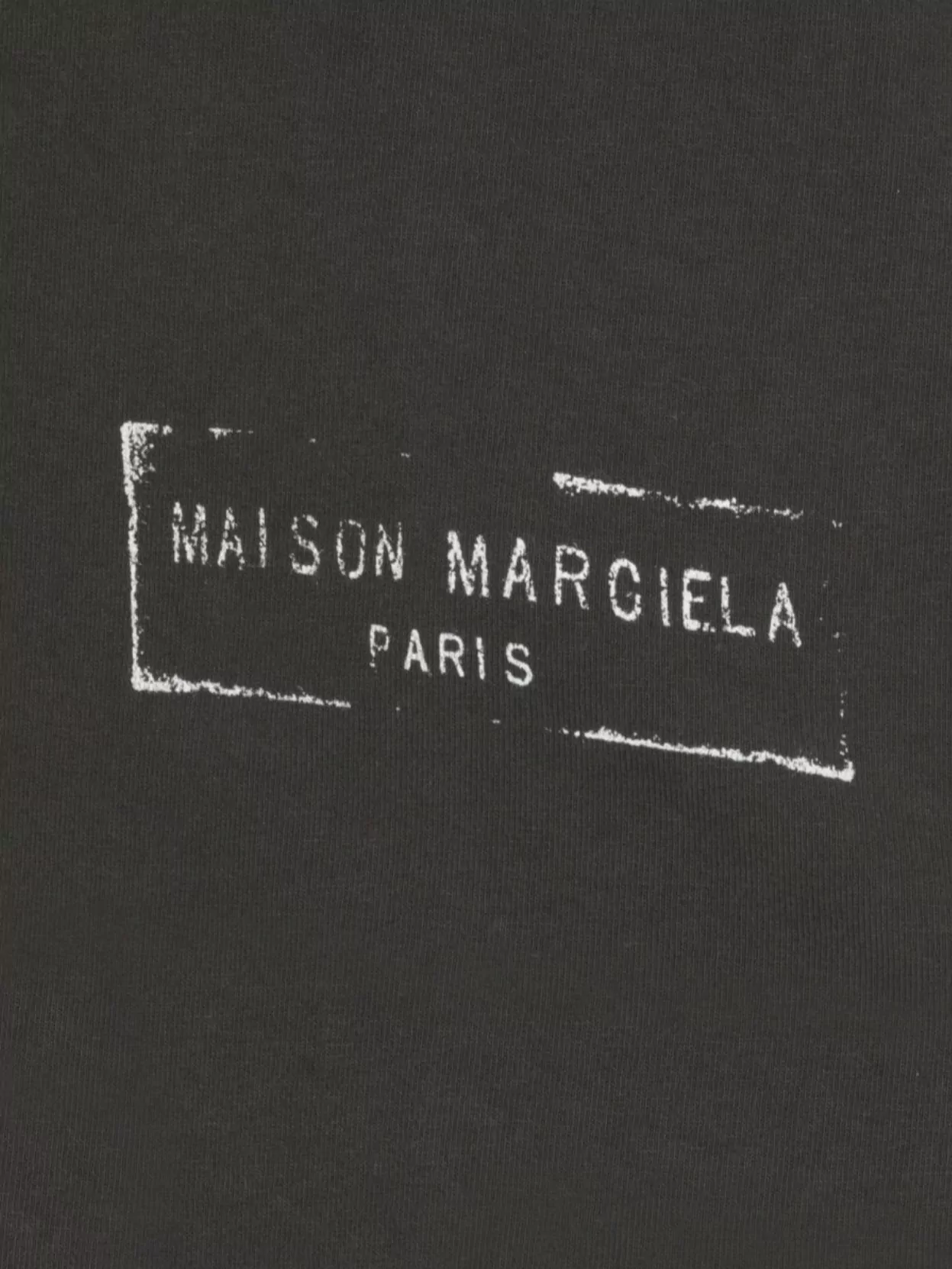 Maison Margiela Crew Neck T-Shirt Ribbed Cuffs