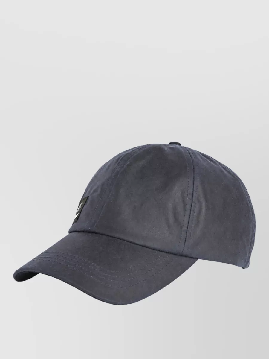 Barbour waxed cotton cap
