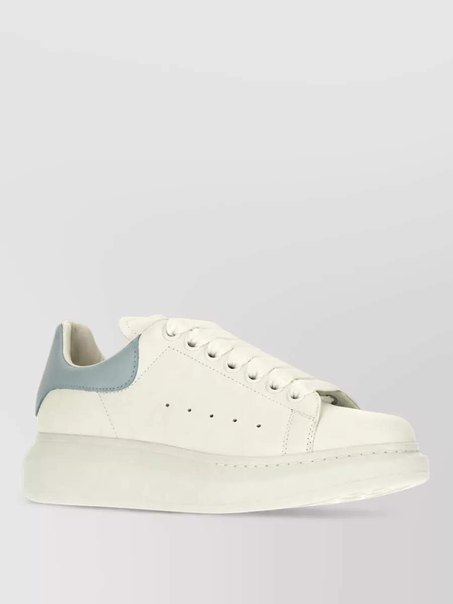 Alexander McQueen leather lace-up sneakers