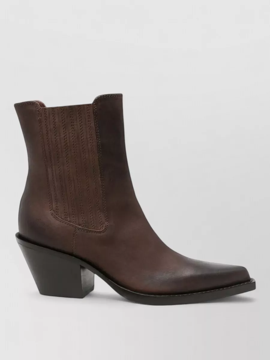 Paris Texas Leather Dallas Ankle Boots
