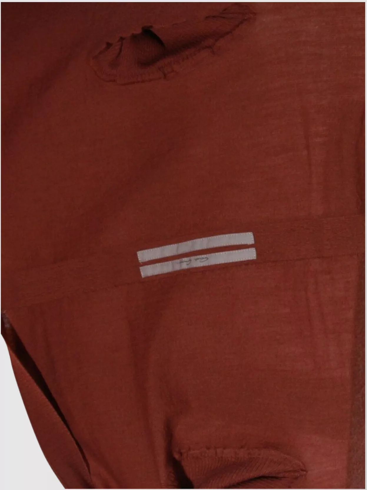 Rick Owens Draped Front Crewneck Knitwear