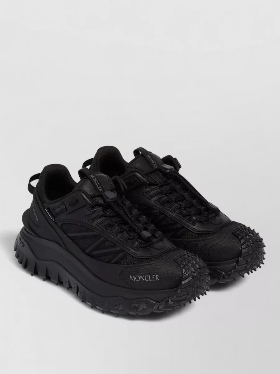 Moncler Fabric Low-Top Sneakers