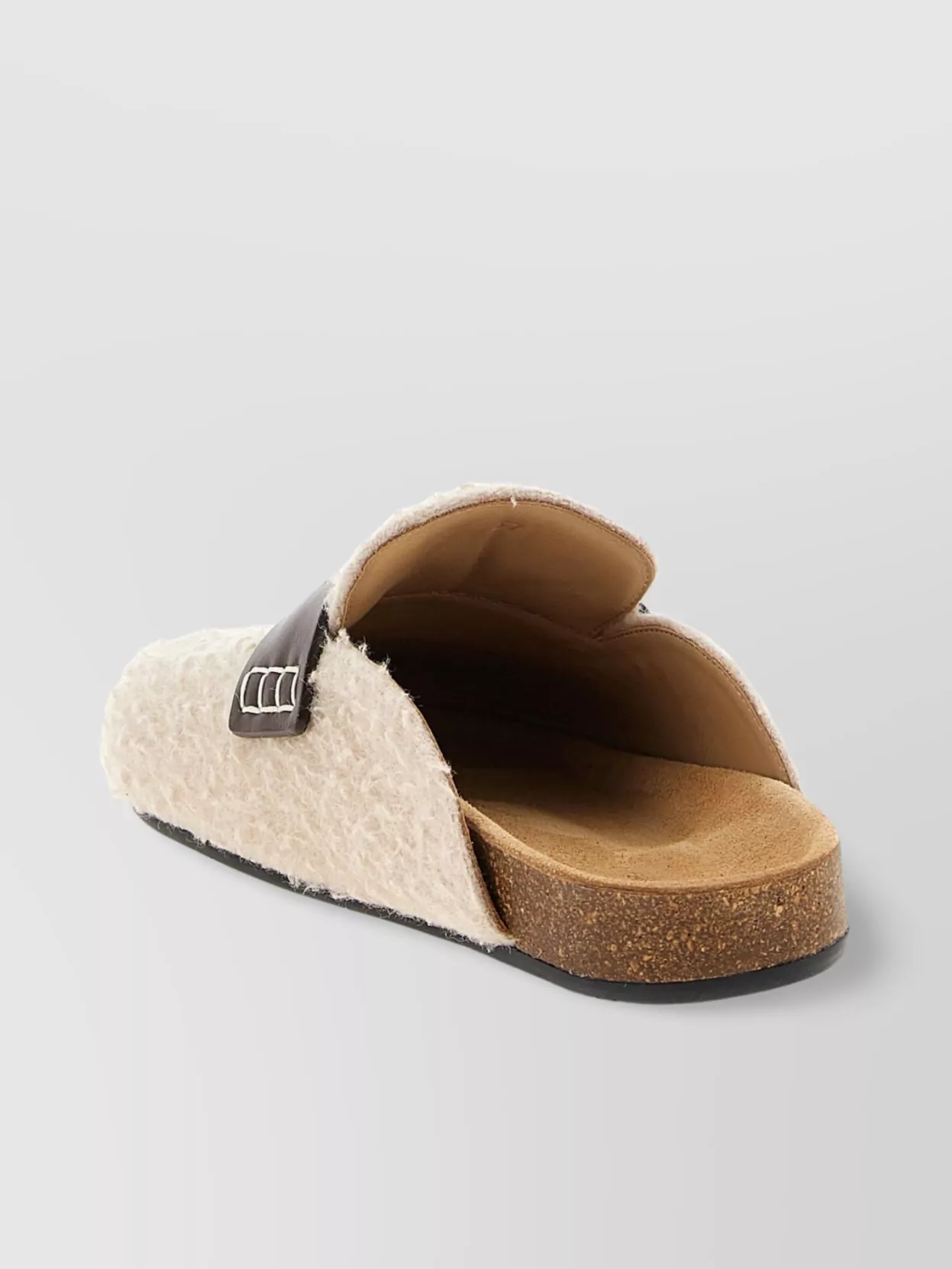 Jw Anderson Faux Fur Strap Mules