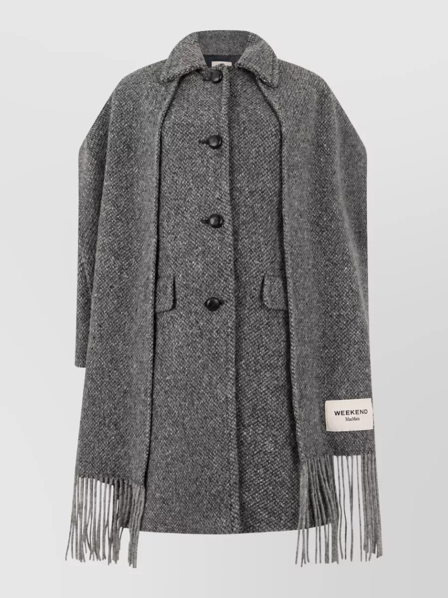 Weekend Max Mara wool coat with scarf