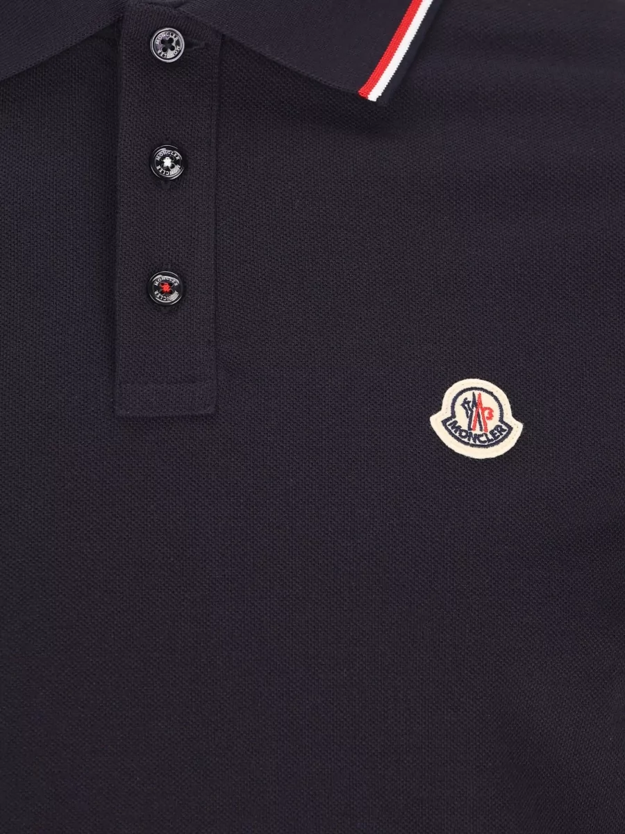 Moncler Cotton Short-Sleeve Polo Shirt