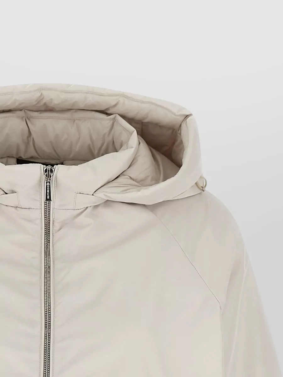 Moorer Soave Wk Padded Hooded Jacket Elastic Cuffs