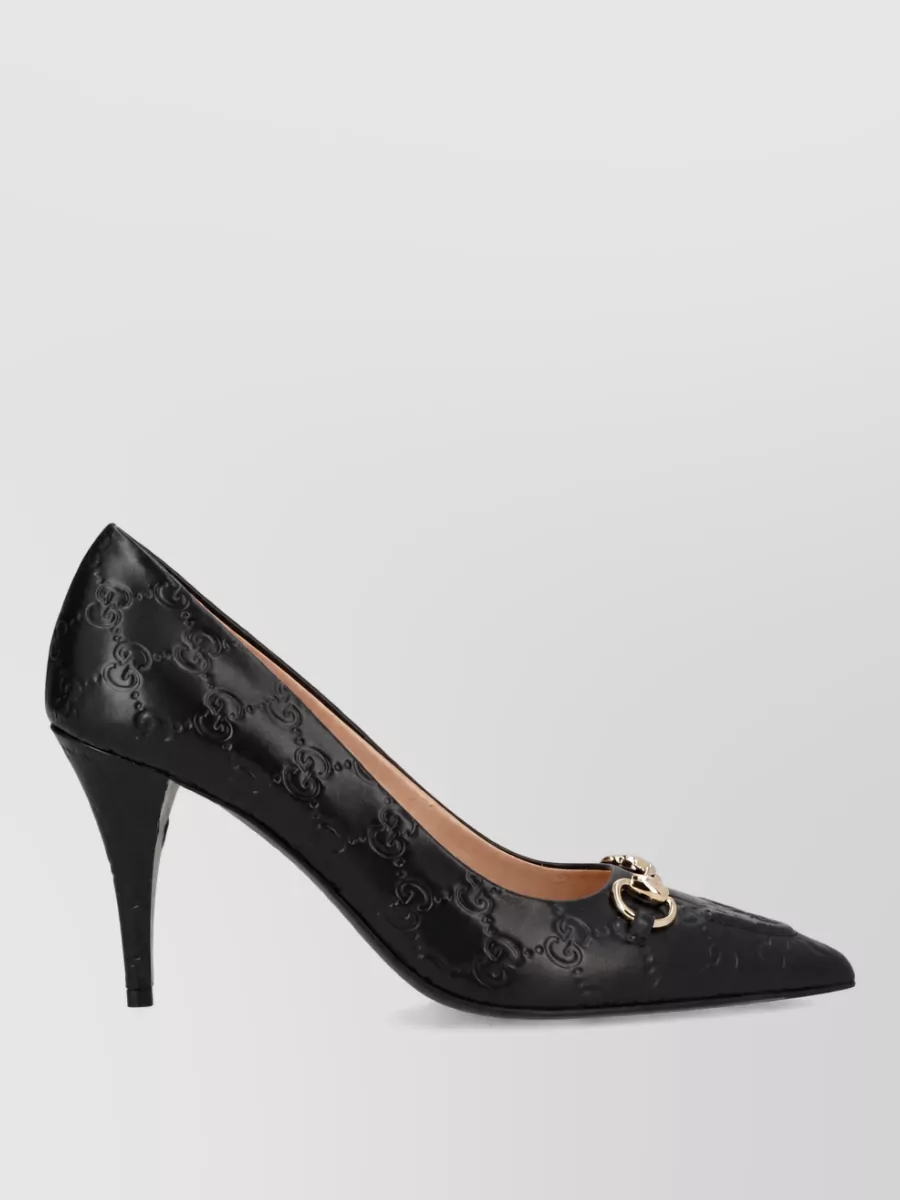 Gucci Pointed Toe Pumps Stiletto Heel Clamp