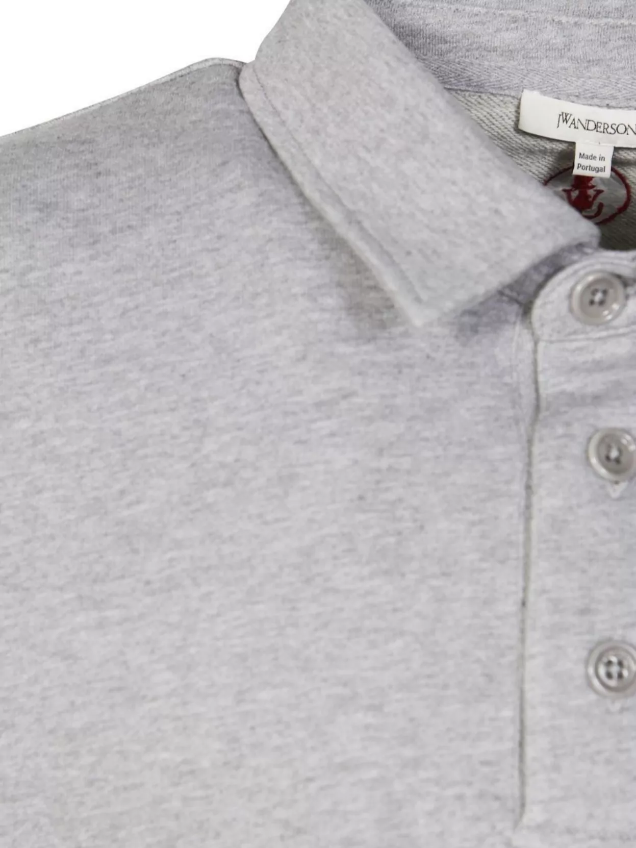 Jw Anderson Rugby Polo With Ribbed Cuffs And Hem