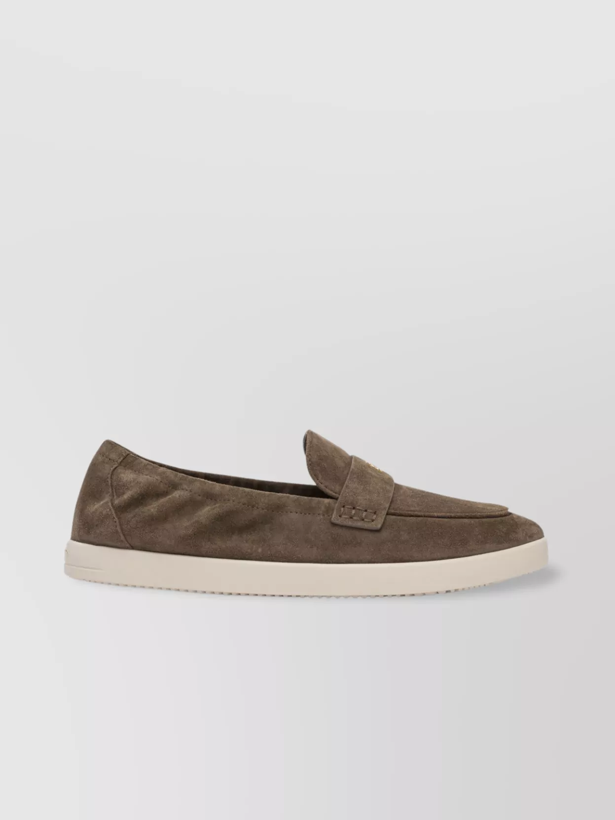 Tory Burch Brown Loafers With Logo Plaque On The Front And Slip-on Design
