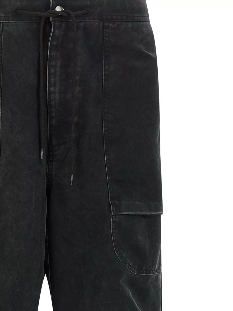 Entire Studios Cotton Wide-Leg Cargo Trousers