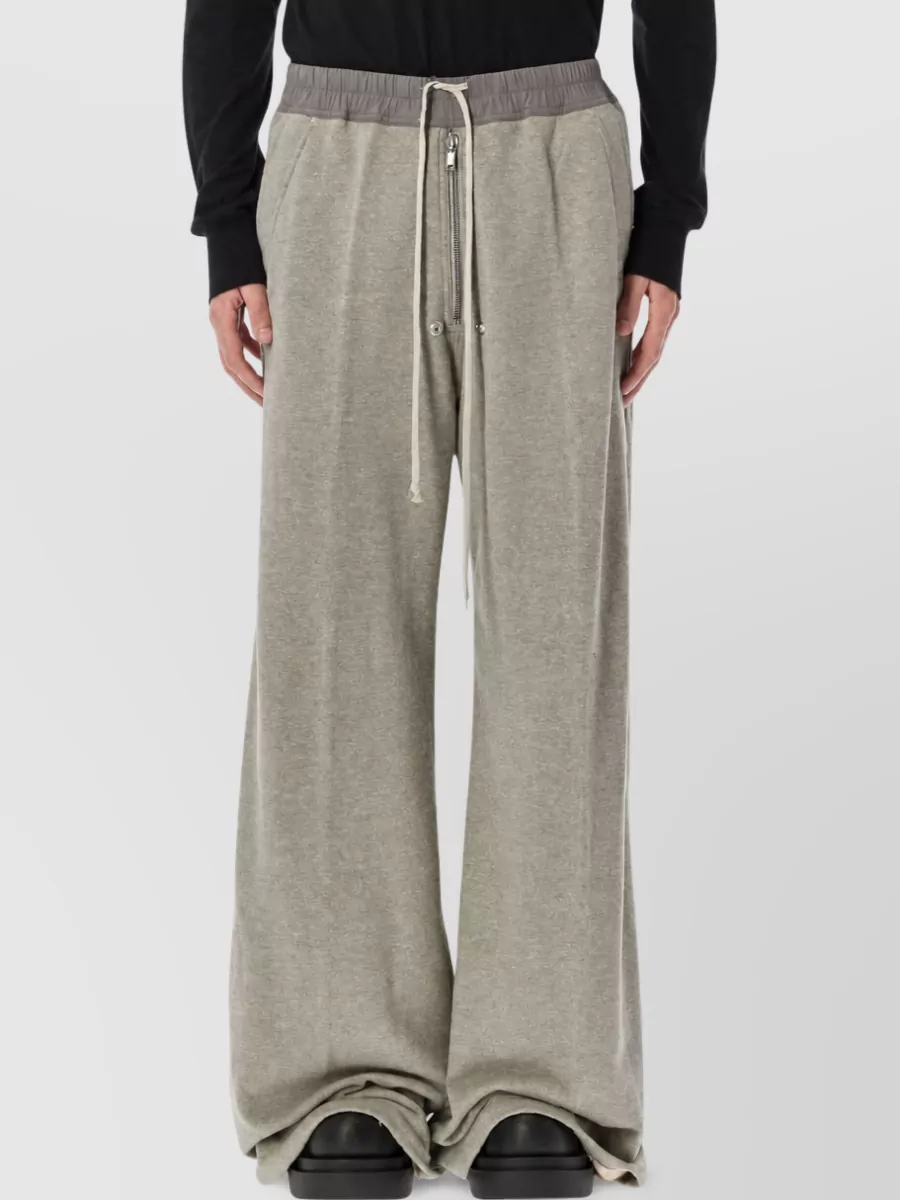 Rick Owens cotton-blend wide-leg trousers