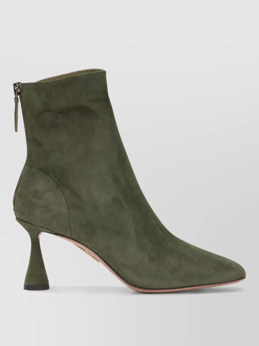 Aquazzura Suede Leather Ankle Boots