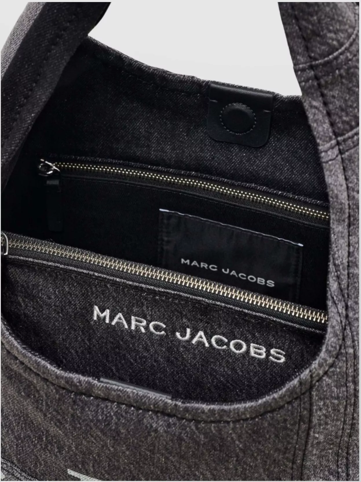 Marc Jacobs Patchwork Cotton Shoulder Bag With Top Handle