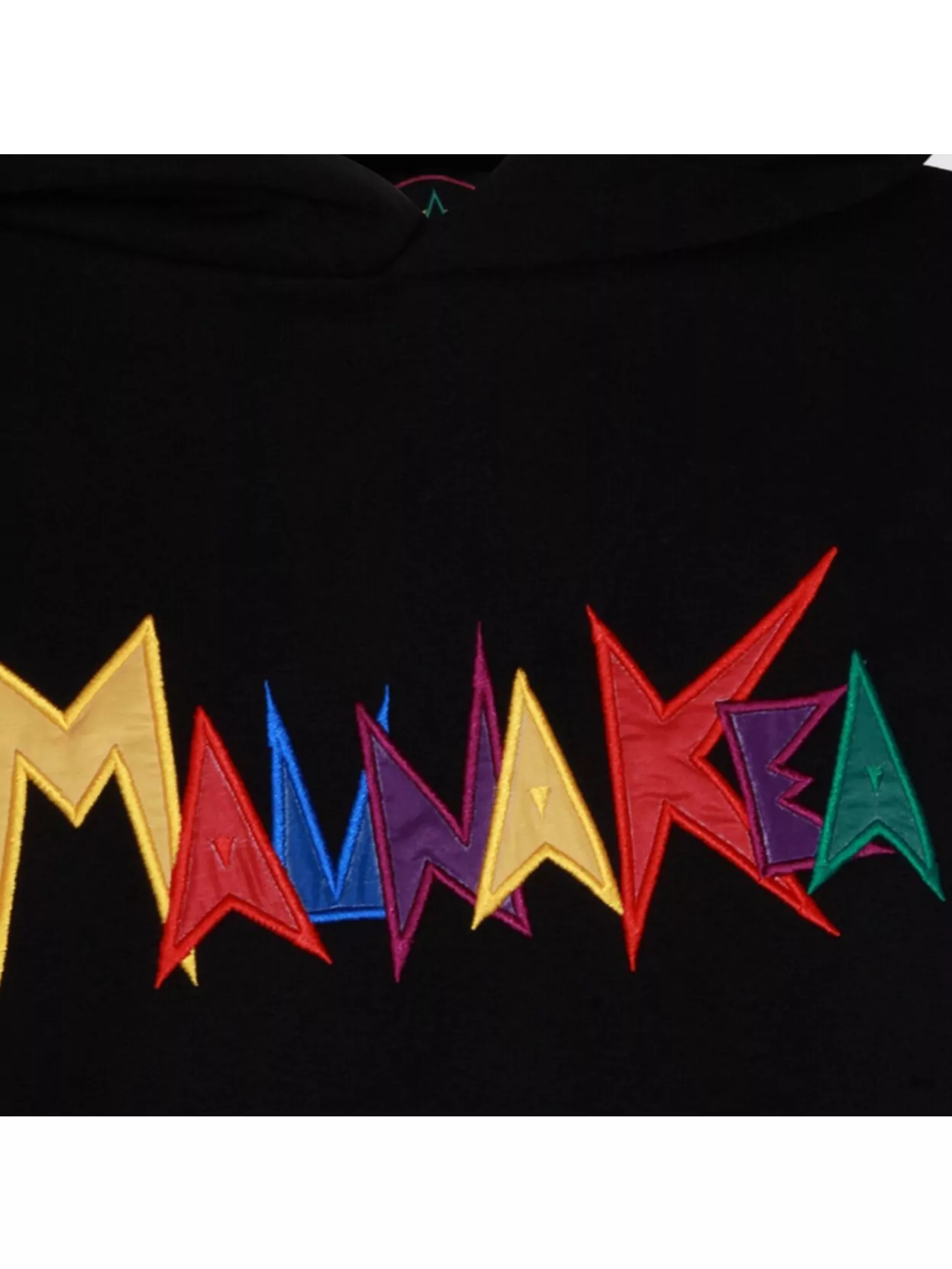 Mauna Kea Hooded Sweatshirt With Embroidery And Pocket In Black