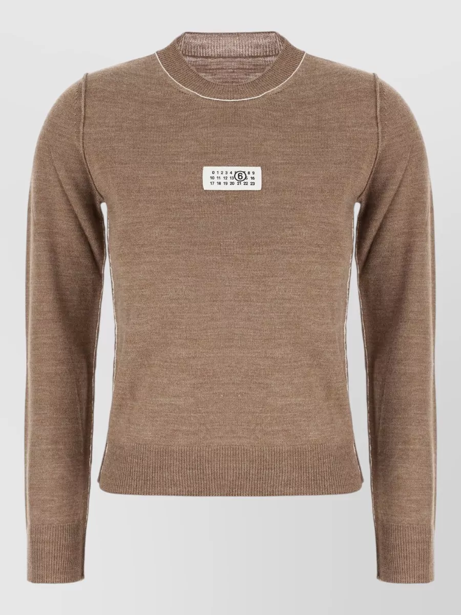 Mm6 Maison Margiela wool blend sweatshirt