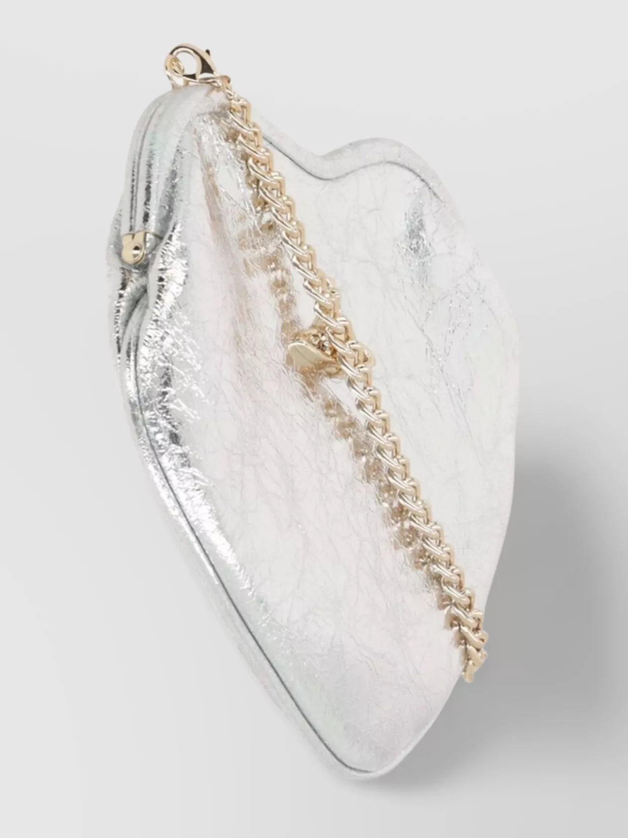 Vivienne Westwood Heart Shape Metallic Shoulder Bag