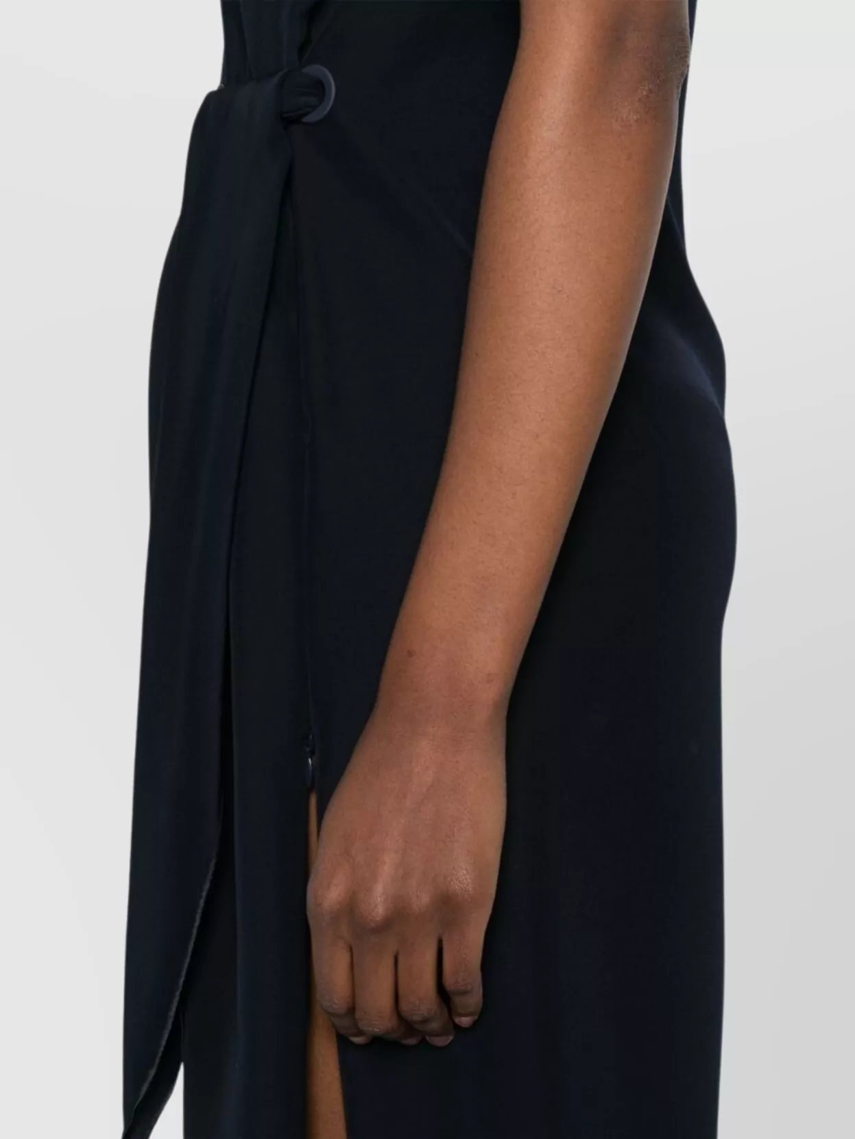 Emporio Armani Knee-Length Dress With Side Tie Detail