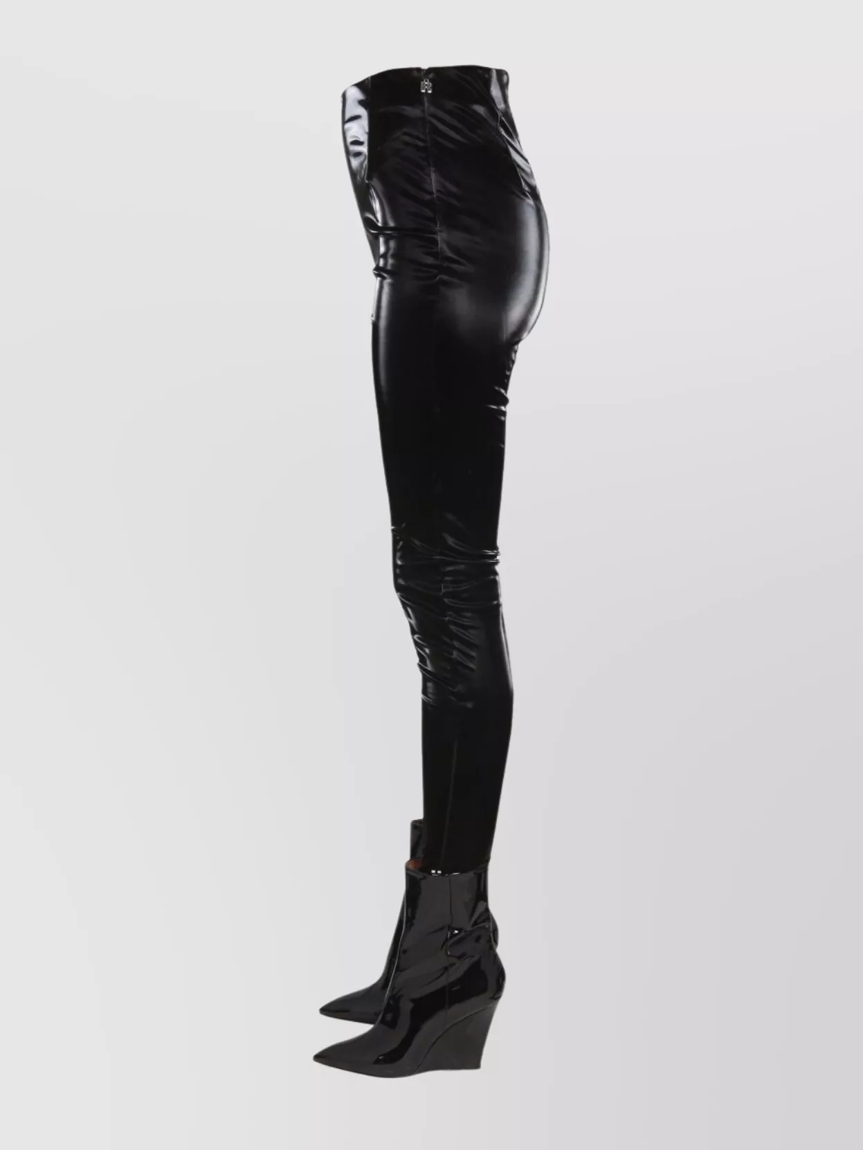 Rotate Birger Christensen Rotate Birgerchristensen Vinyl Leggings In Black