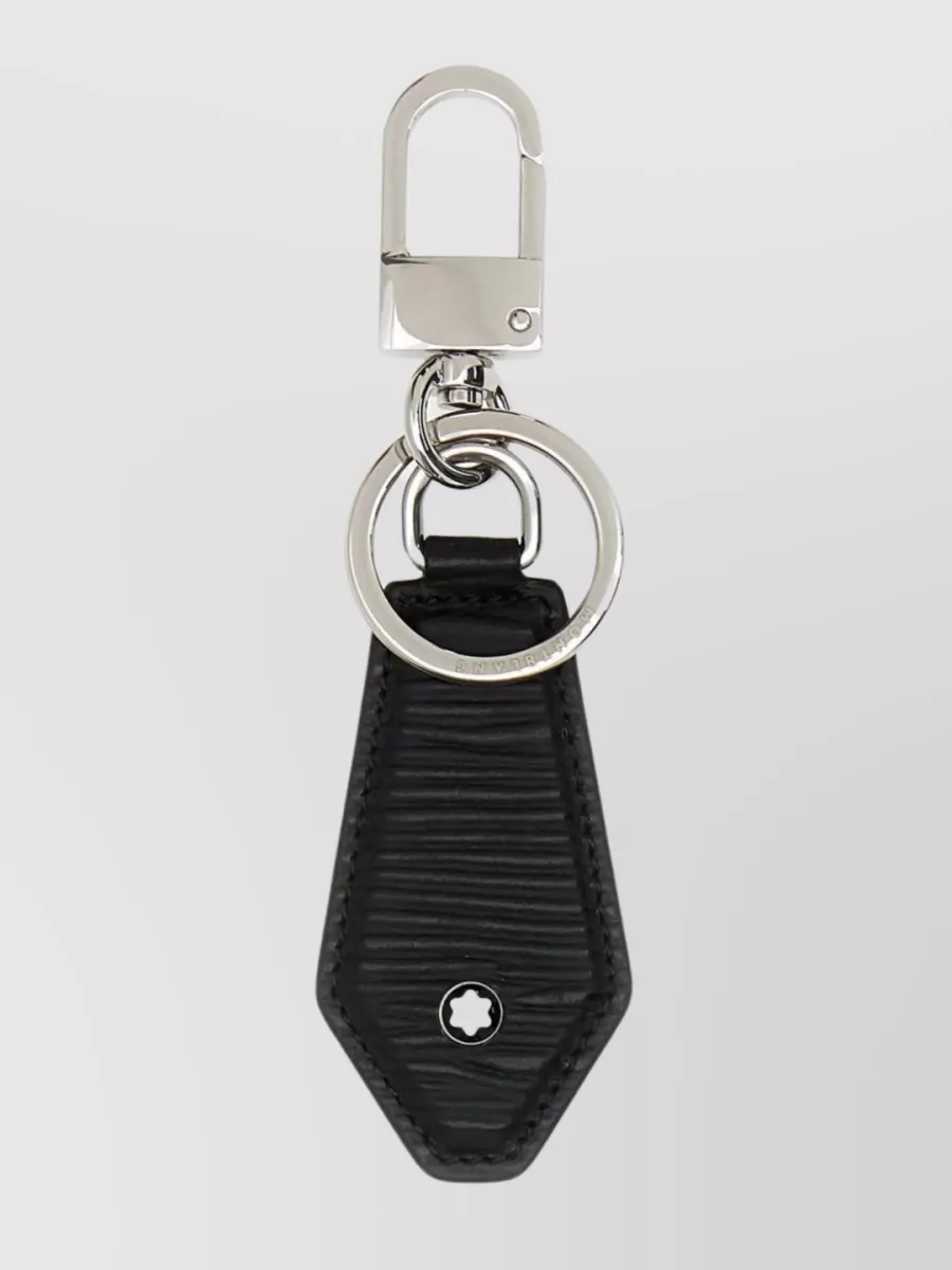 Montblanc Meisterstück Textured Leather Key Holder In Black