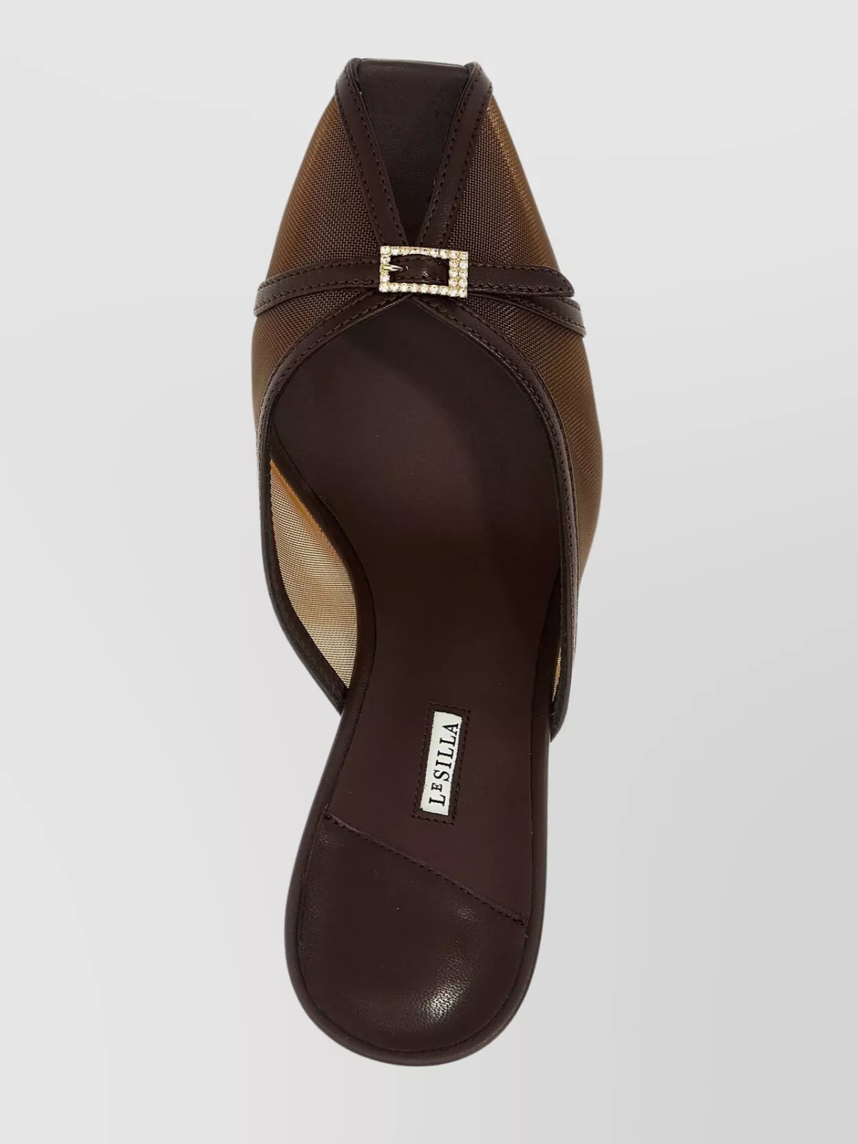 Le Silla 'vittoria' Mules With Buckle Accent And Stiletto Heel