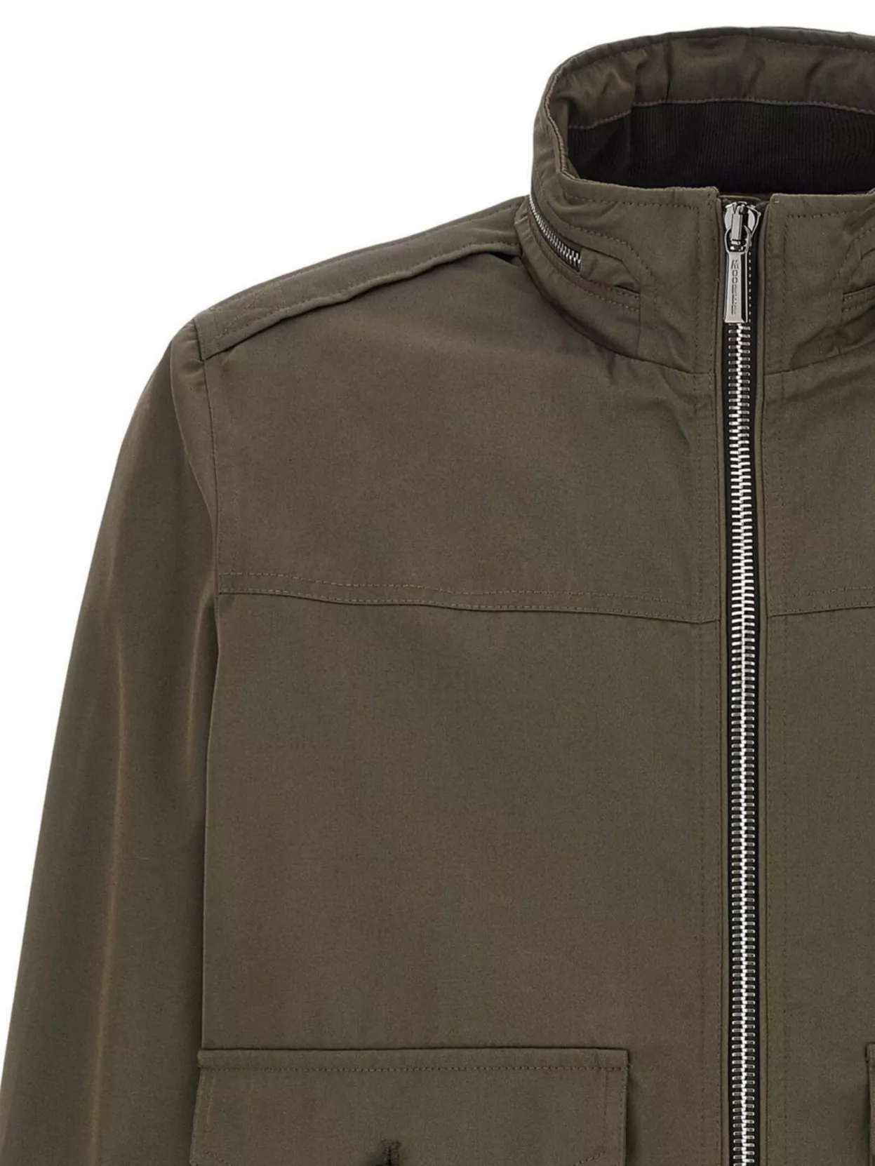 Moorer 'Aiden' Jacket With Ribbed Cuffs And Collar