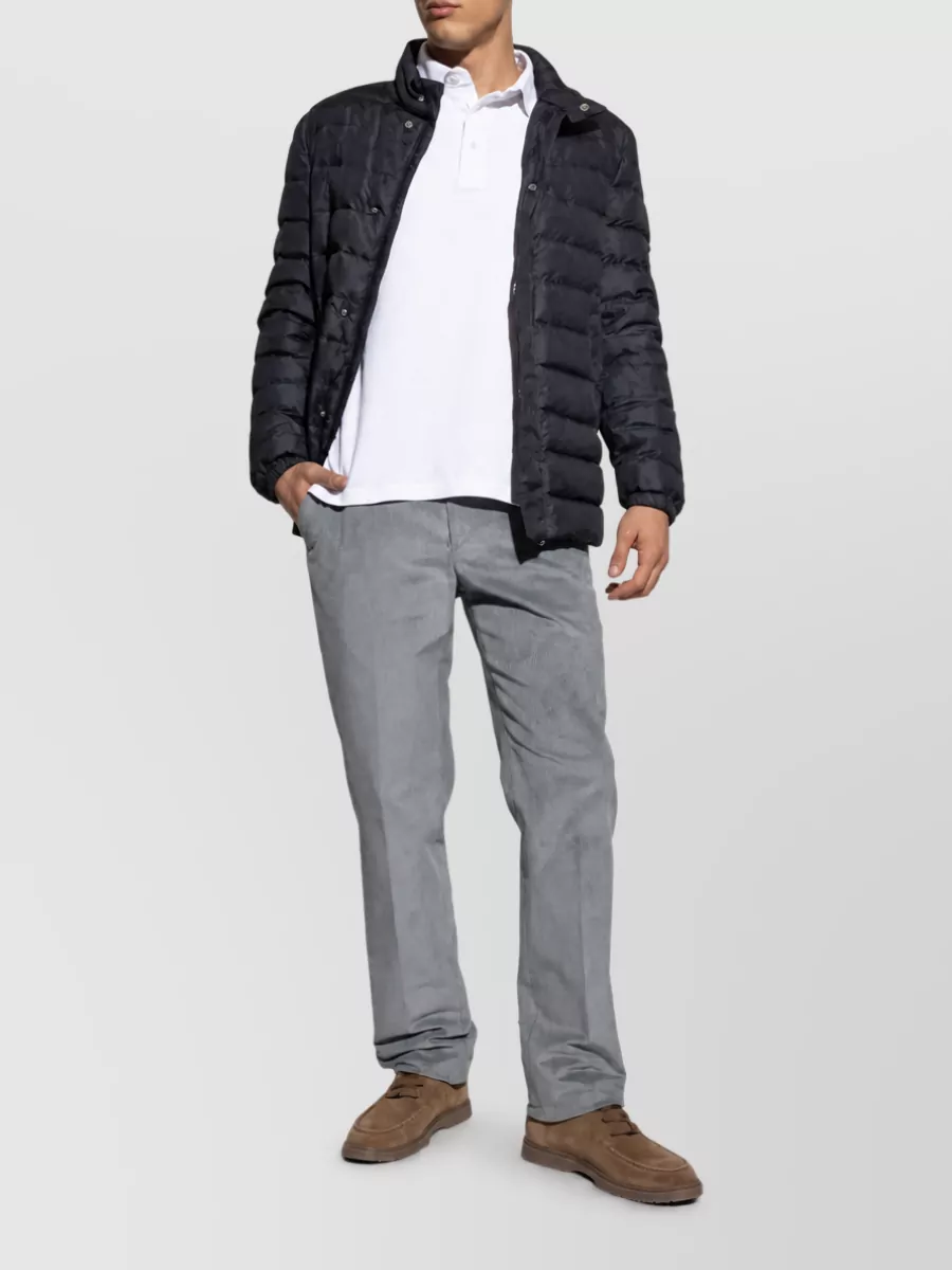 Etro Roma Cotton Straight-Leg Trousers
